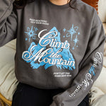 Climb the Mountain Sweatshirt, Sarah J. Maas Licensed ACOTAR ACOSF Merch