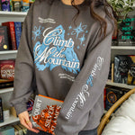 Climb the Mountain Sweatshirt, Sarah J. Maas Licensed ACOTAR ACOSF Merch