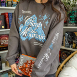 Climb the Mountain Sweatshirt, Sarah J. Maas Licensed ACOTAR ACOSF Merch