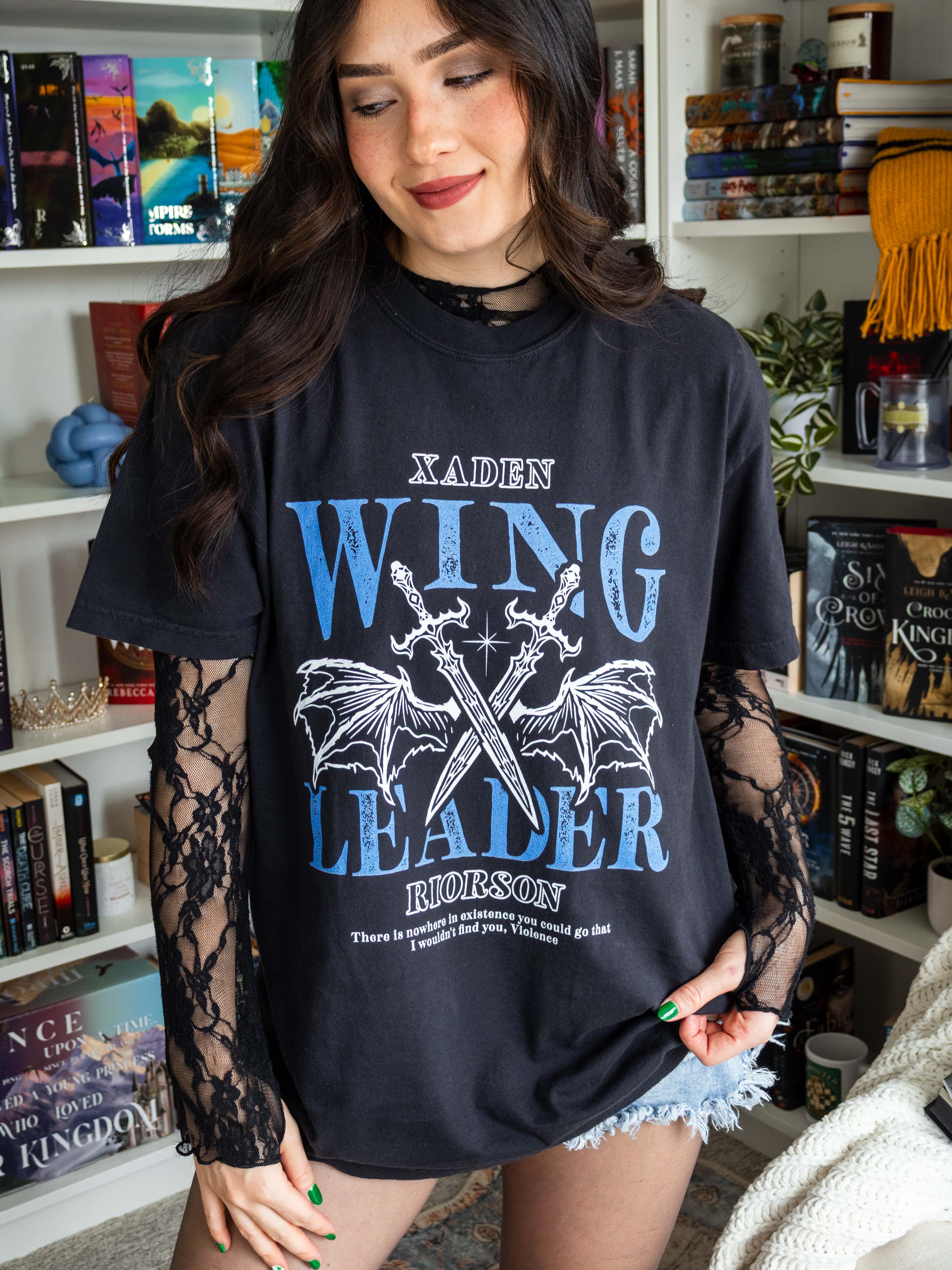 Xaden Riorson Tee, wingleader Fourth Wing