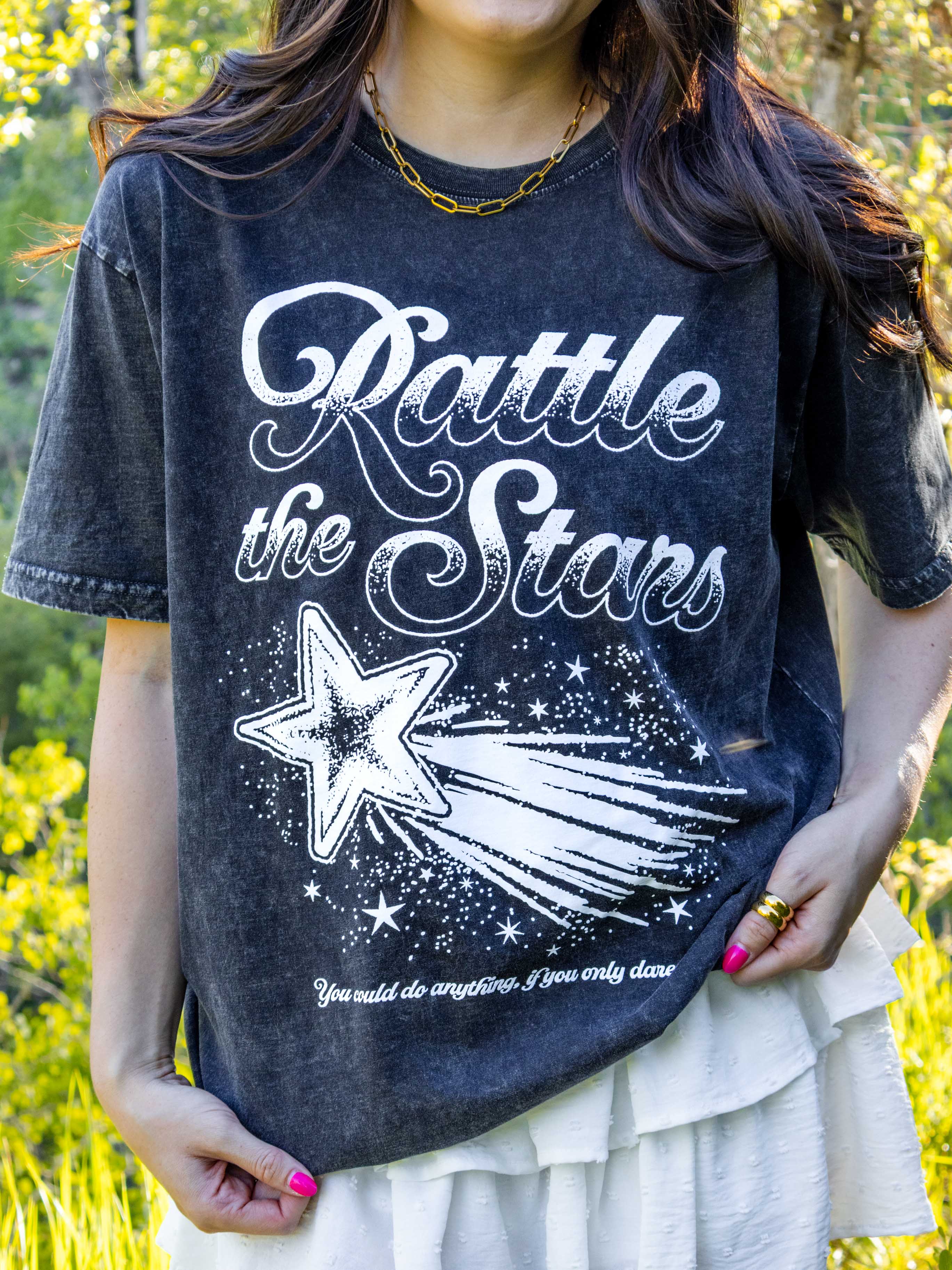 Sarah J. Maas merch, Throne of Glass, Aelin Galathynius, Rattle the Stars Tee
