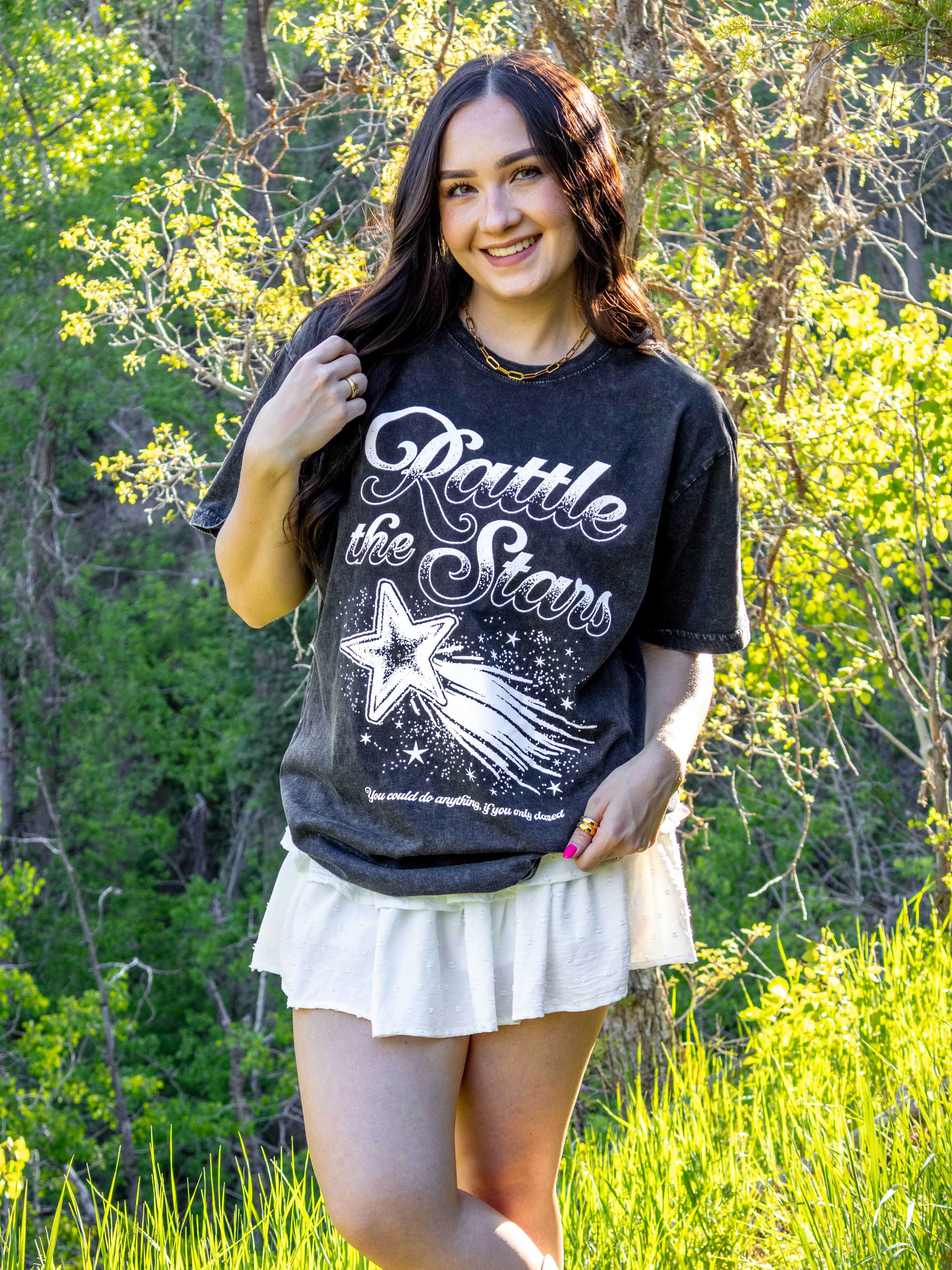 Sarah J. Maas merch, Throne of Glass, Aelin Galathynius, Rattle the Stars Tee