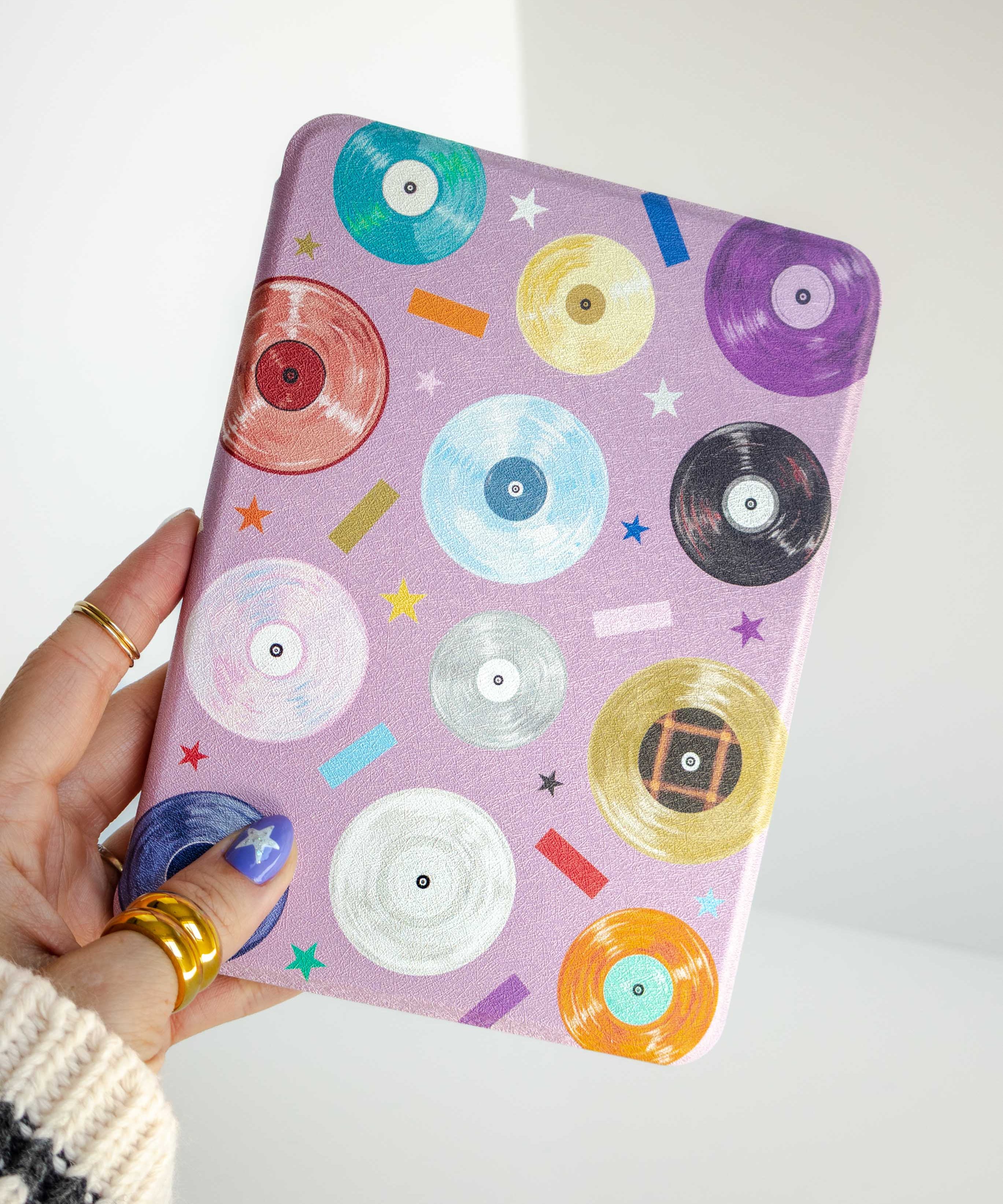 Taylor Swift Inspired Eras Tour Vinyl Confetti Kindle Case, E-Reader Case