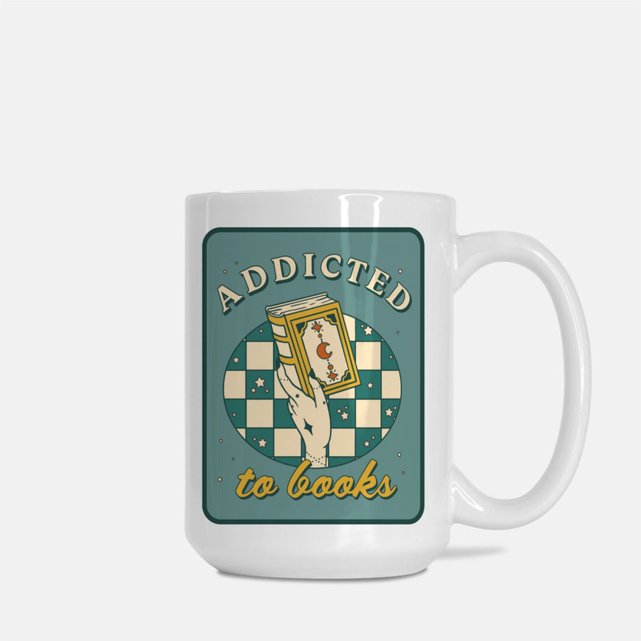 Addicted to Books Mug