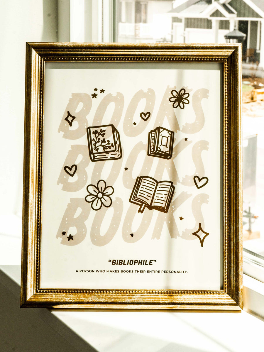 Bibliophile Art Print