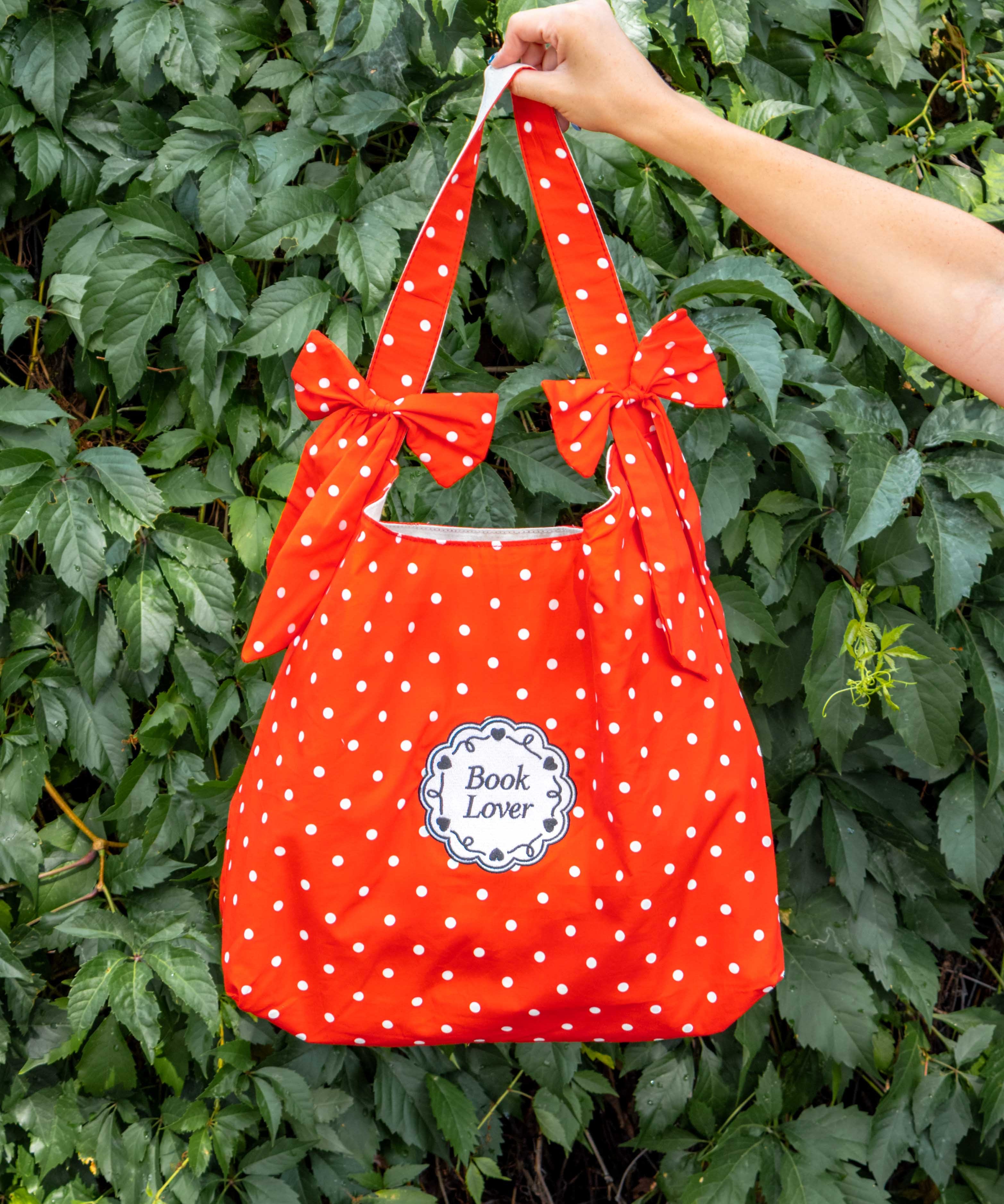 Book Lover Bow Tote