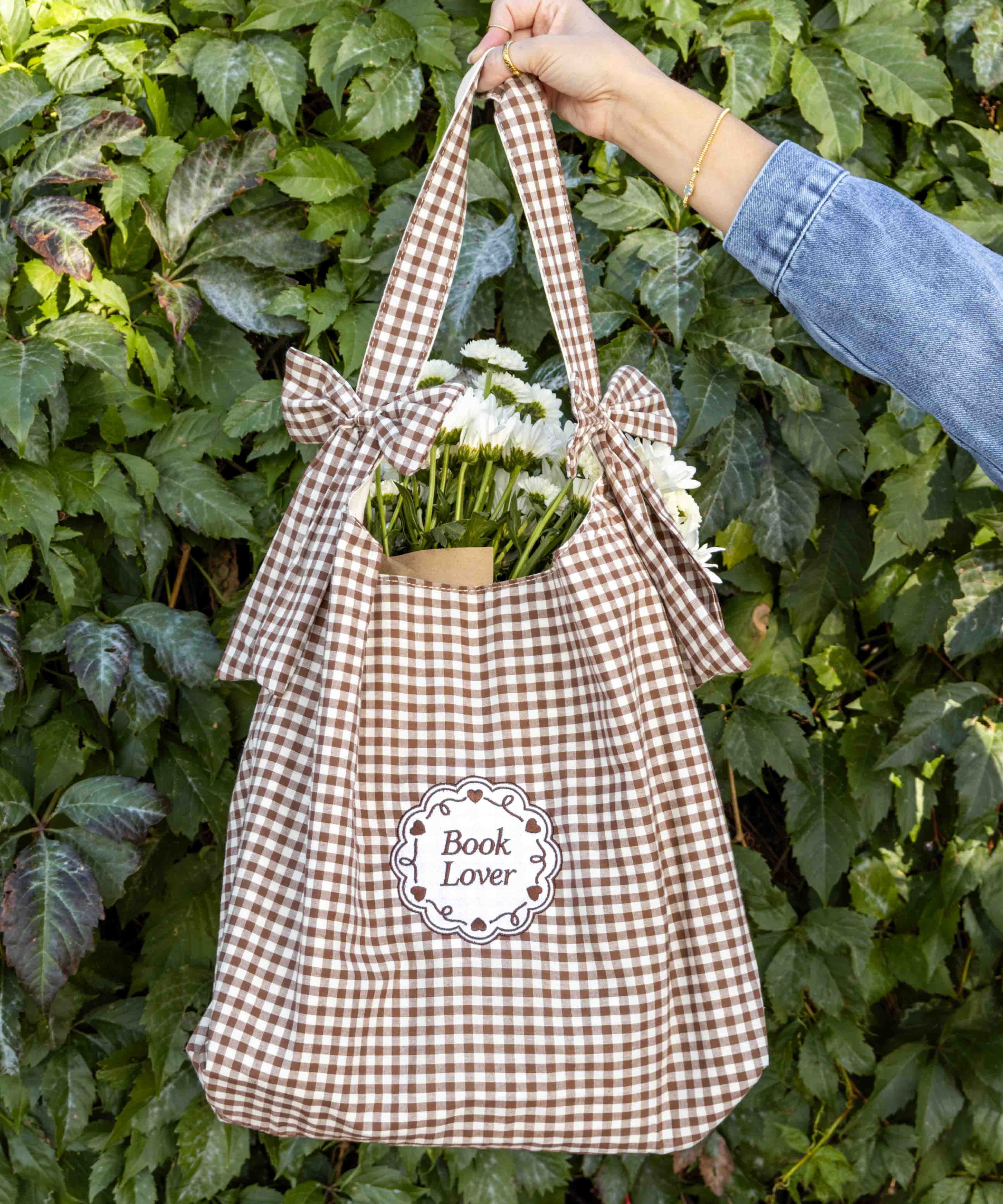 Book Lover Bow Tote