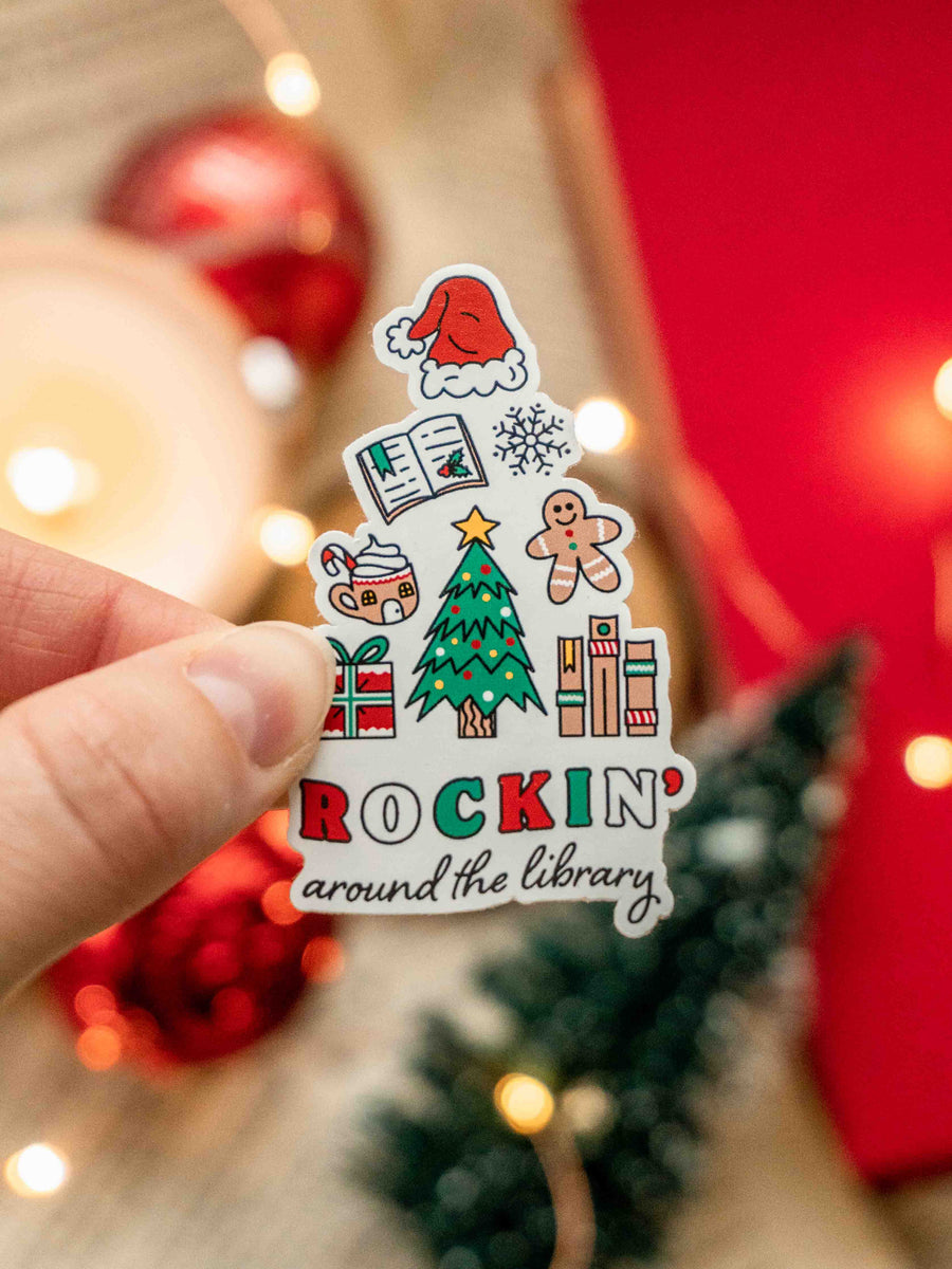 Rockin' Around the Library Sticker