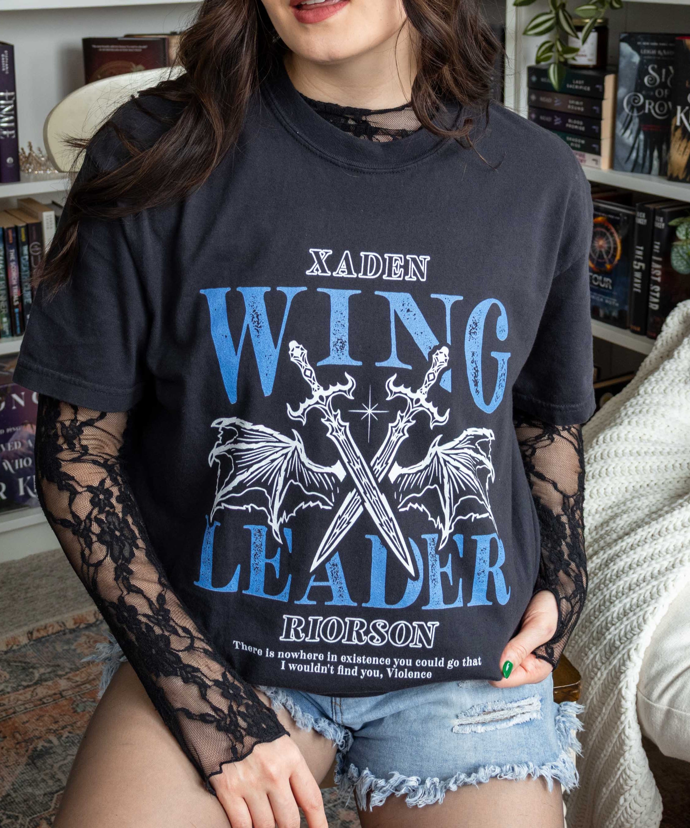 Xaden Riorson Tee, wingleader Fourth Wing