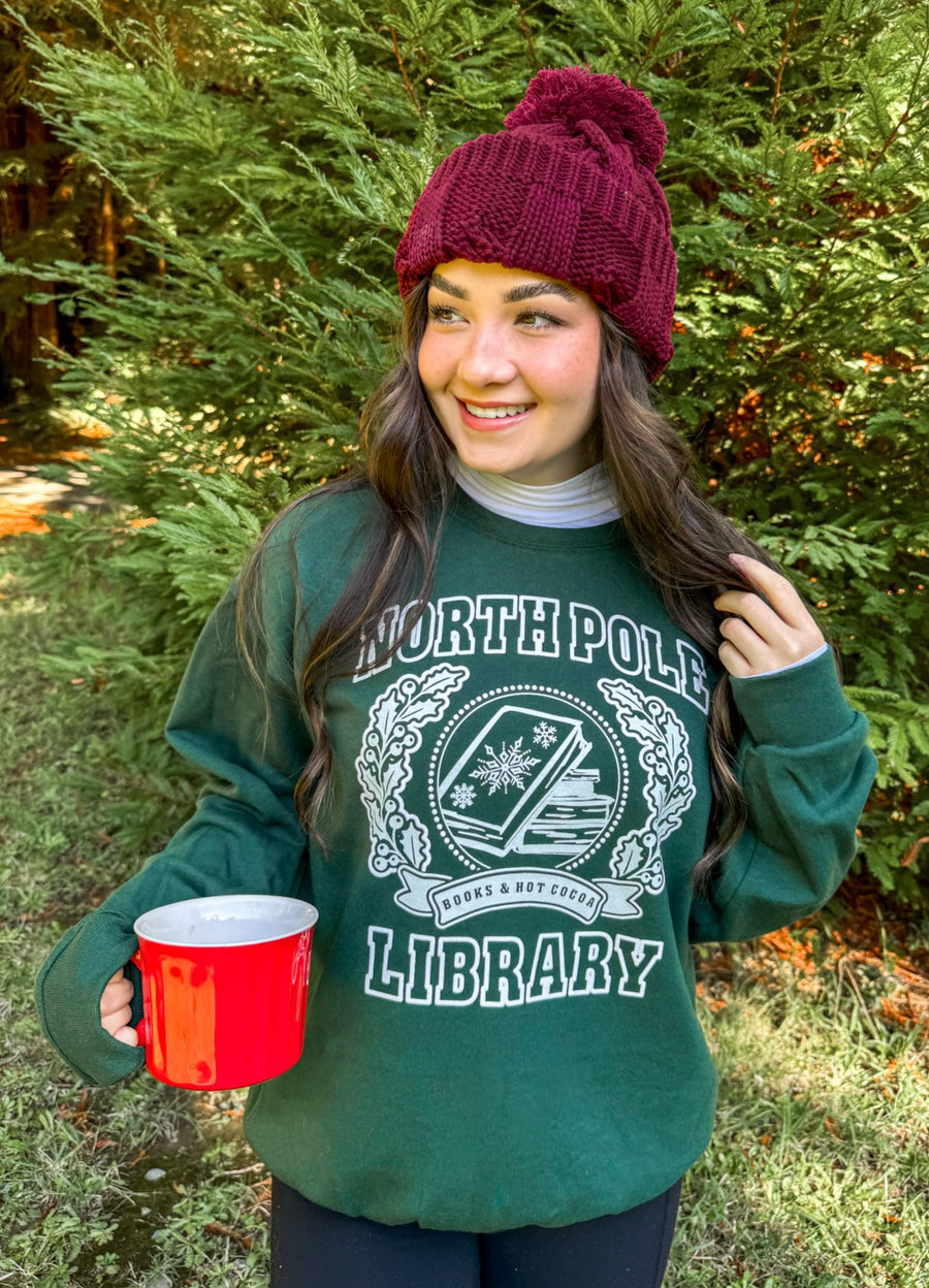 North Pole Library Sweatshirt