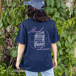 book lover tee shirt book stack navy reader aesthetic merch, bookish gifts