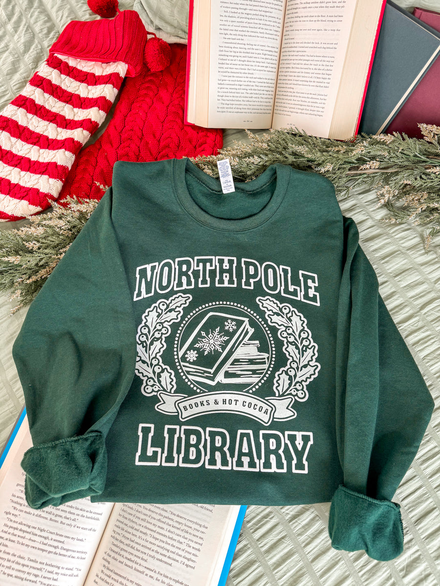 North Pole Library Sweatshirt