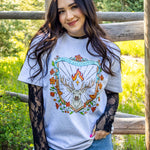 Sarah J. Maas merch, Throne of Glass, Aelin Galathynius, House Galathynius Crest Tee