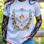 Sarah J. Maas merch, Throne of Glass, Aelin Galathynius, House Galathynius Crest Tee
