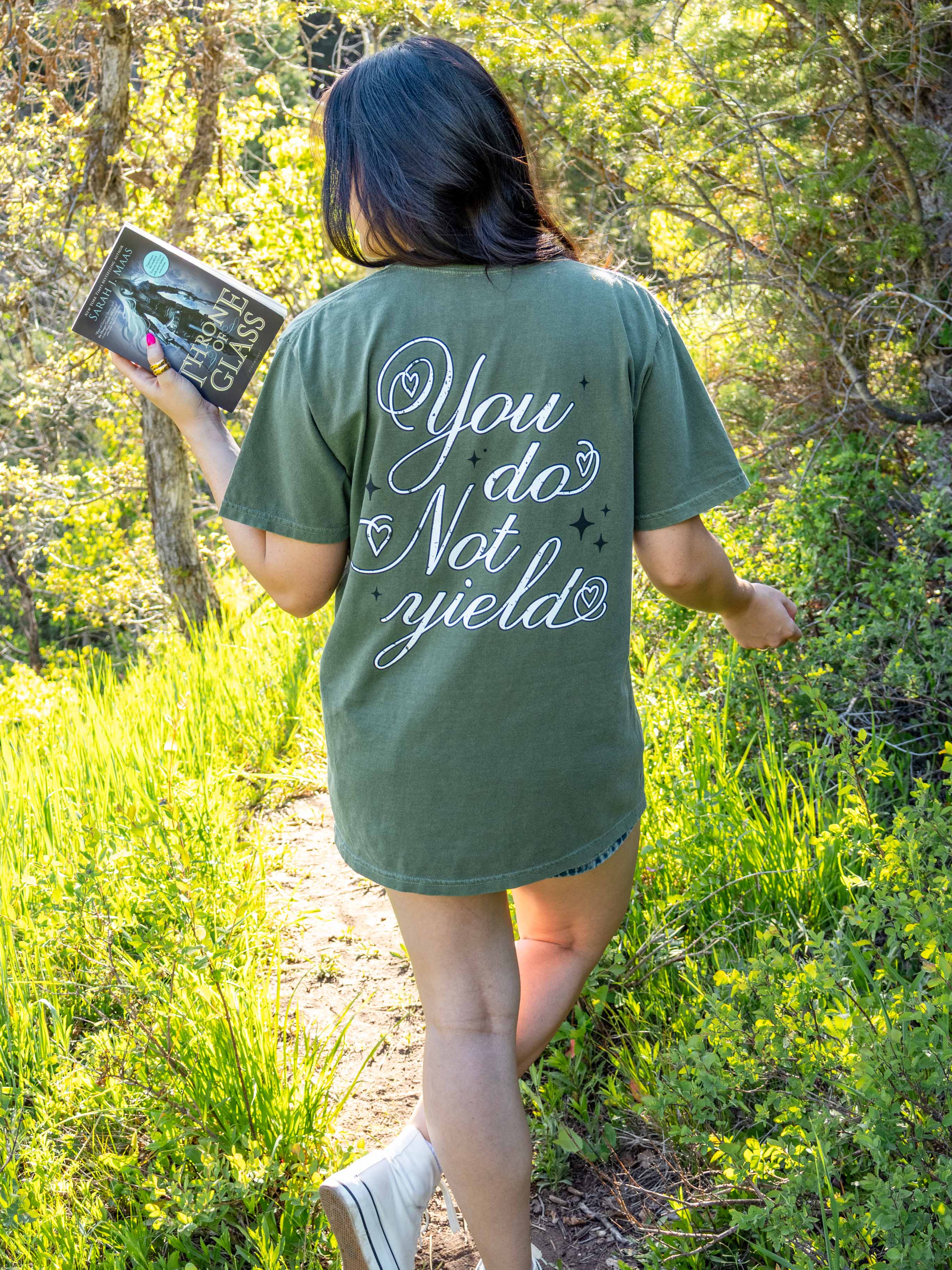 Sarah J. Maas merch, Throne of Glass, Aelin Galathynius, You Do Not Yield Tee