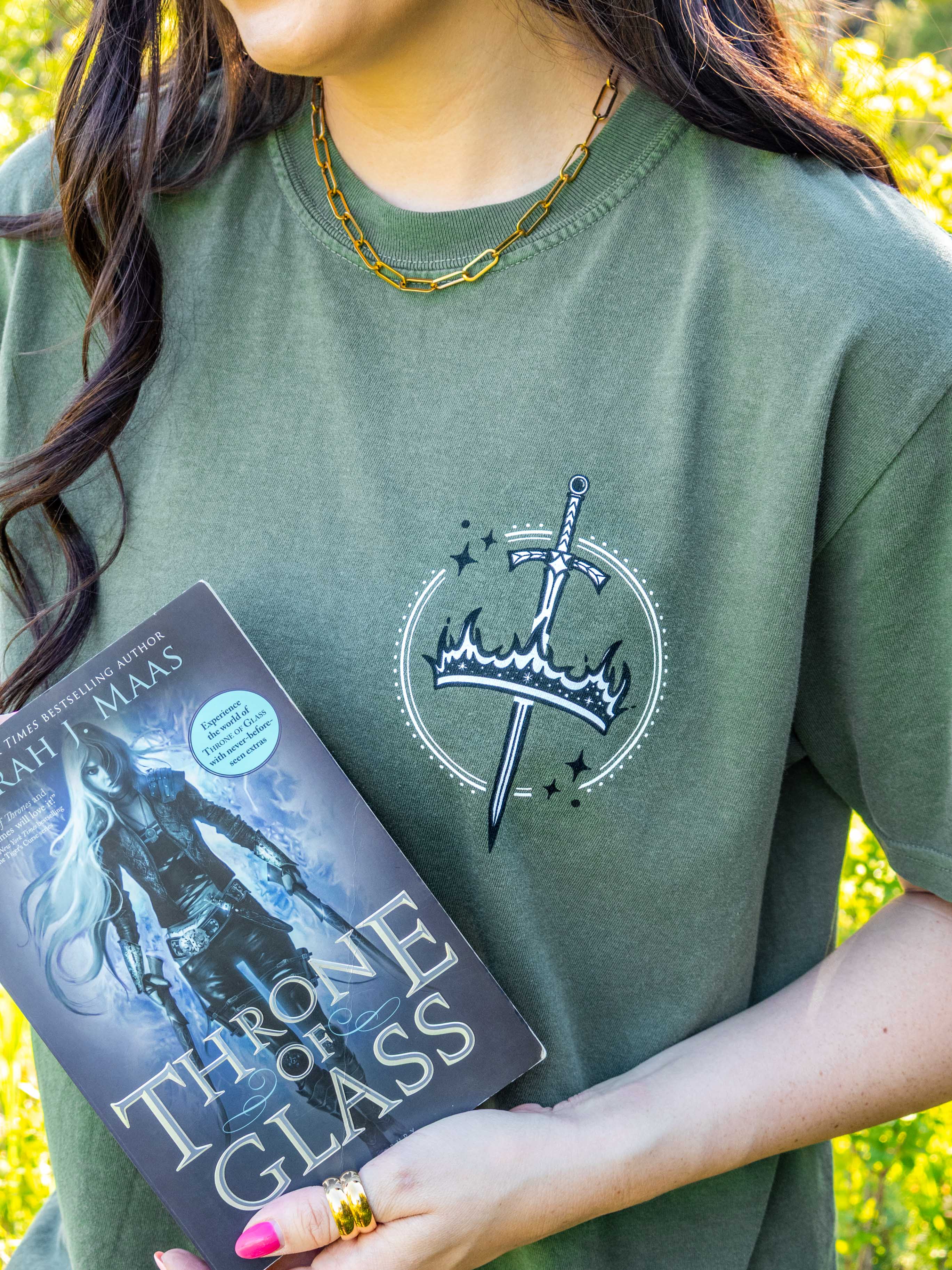 Sarah J. Maas merch, Throne of Glass, Aelin Galathynius, You Do Not Yield Tee
