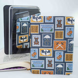 Fourth Wing Stamps - Detachable Cover Clear Back Kindle Case