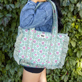 Petals & Pages Quilted Tote
