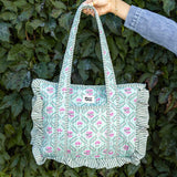 Petals & Pages Quilted Tote