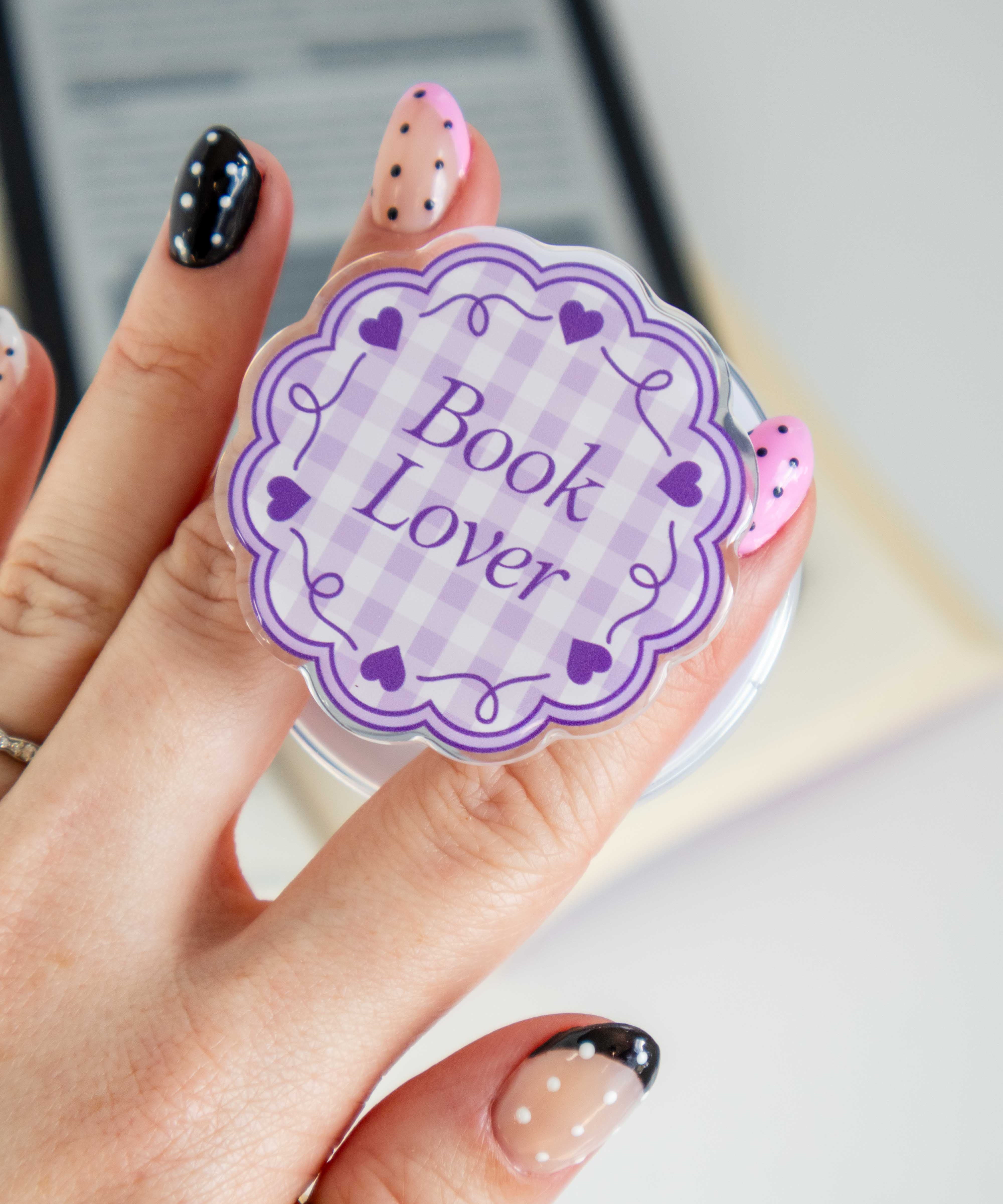 Book Lover Kindle Grip