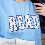 Read Polka Dot Embroidered Sweatshirt