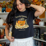 Spooky Season Boxy Crop Tee