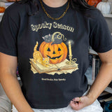 Spooky Season Boxy Crop Tee