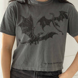 Threshing Boxy Crop Tee