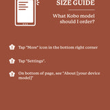 Plaid Pines - Kobo Case