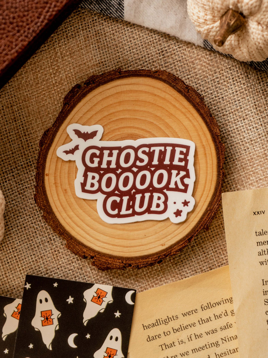 Ghostie Book Club Sticker