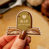 RIP Sticker